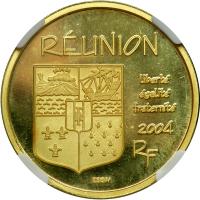 Réunion. Essai 20 Euro, 2004. NGC PF67 - 2