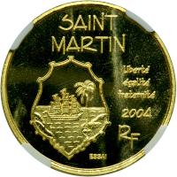 St. Martin. Essai 20 Euro, 2004. NGC PF68 - 2