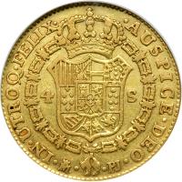 Spain. 4 Escudos, 1781/79-PJ (Madrid). NGC VF35 - 2