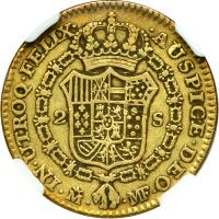 Spain. 2 Escudos, 1789-MF (Madrid). NGC VF30 - 2