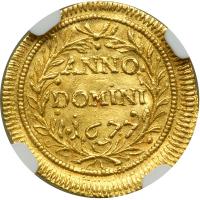 Switzerland - Zürich. ½ Ducat, 1677. NGC AU58 - 2