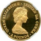 Tristan da Cunha. 2 Pounds, 1983. NGC PF68