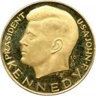 Worldwide. Pair of Gold John F. Kennedy Medals, 1961 and 1963