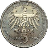 Germany. 5 Mark, 1955-F. EF-AU - 2