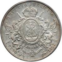 Mexico. Peso, 1867-Mo. PCGS EF45 - 2