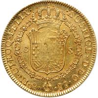 Mexico. 8 Escudos, 1811-Mo JJ. NGC AU58 - 2