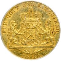 German States - Bavaria. Ducat, 1821. PCGS AU58 - 2