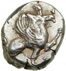 Ionia, Teos, c. 510-490 BC. AR Stater (11.85 g). VF