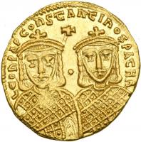 Leo IV, 775-780. Gold Solidus (4.39 g) minted at Constantinople. EF - 2