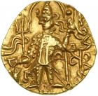 Kushan Kingdom. Vasu Deva II, c. AD 260-300. Gold Stater (7.82 g). EF