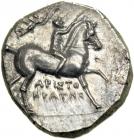 Calabria, Taras, c. 272-235 BC. AR Didrachm (or Nomos; 6.44 g). EF