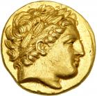 Kingdom of Macedon. Philip II, 359-336 BC. Gold Stater (8.60 g) probably minted at Pella, c. 323-315 BC. EF