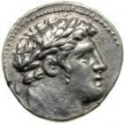 Phoenicia, Tyre, 99/8 BC. AR Shekel (or Phoenician weight Tetradrachm; 13.92 g) dated year 28. VF