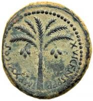 Jewish Coinage. Judaea Capta Series. Domitian, 81-96 CE. AE 27 minted at Caesarea, 92-93 CE. VF - 2