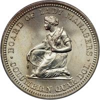 1893 Isabella Quarter Dollar. PCGS MS64 - 2