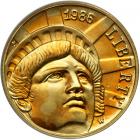 1986-W Statue of Liberty $5 Gold. PCGS MS69