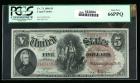 1880, $5 United States Note. PCGS Gem New 66PPQ