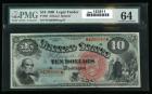 1869, $10 United States Note. PMG Choice Uncirculated 64