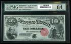 1880, $10 United States Note. PMG Choice Uncirculated 64EPQ