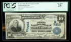 1902, $10 National Bank Note. The First NB, Bellwood, PA. Ch. # 7356. PCGS Very Fine 25