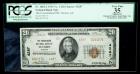 1929, $20 National Bank Note. The Consolidated NB, Tucson, AZ. Ch. # 4287. PCGS Very Fine 35 Apparent