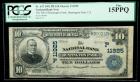 1902, $10 National Bank Note. The NB of Huntington Park, CA. Ch. # 11925. PCGS Fine 15PPQ