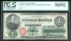 1862, $1 United States Note. PCGS Choice About New 58PPQ