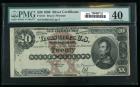 1880, $20 Silver Certificate. PMG Extremely Fine 40