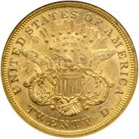 1874-S. NGC MS61 - 2