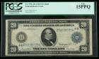 1914, $20 Federal Reserve Note. PCGS Fine 15PPQ