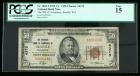 1929, $50 National Bank Note. The NB of Commerce, Seattle, WA. Ch. # 4375. PCGS Fine 15