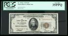 1929, $20 Federal Reserve Bank Note. PCGS Very Fine 35PPQ