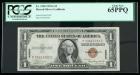 1935-A, $1 World War II Emergency Note. Hawaii. PCGS Gem New 65PPQ