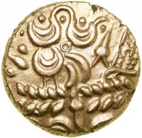 Celtic Coinage. Britain. The Regini and Atrebates. Tincomarus. Alton type. Gold Stater (5.45 g, 17 mm). ). EF - 2