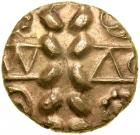 Celtic Coinage. Britain. The Corieltauvi. Dvmnoc Tigir Seno. Gold Stater (5.25 g, 19 mm). Early-mid 1st century A.D. EF