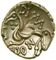 Celtic Coinage. Britain. The Corieltauvi. Volisios Dumnocoveros. Gold Stater (5.16 g, 19 mm). Early-mid 1st century A.D. EF - 2