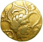 Celtic Coinage. Northwestern Gaul. The Veneti. Gold Stater (8.05 g, 20 mm). 2nd century B.C.. VF