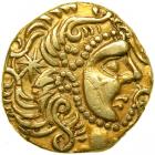 Celtic Coinage. North-Central Gaul. The Parisii. Gold Stater (7.16 g, 19 mm). Mint B, Class 1a. VF