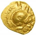 Celtic Coinage. Central Europe. The Boii. Gold Eighth Stater (0.83 g, 10 mm). 2nd century B.C.. EF