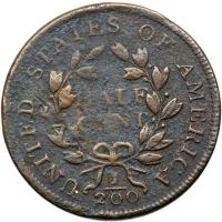 1802/0 C-2 R3 Overdate 2 over 0, Reverse of 1803 VG7 - 2