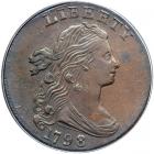 1798 S-175 R3 Style II Hair, Small 8. PCGS AU50