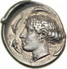 Sicily, Syracuse, c. 415 BC or slightly later. AR Tetradrachm (17.18 g). AEF