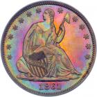 1861 Pattern Half Dollar. Copper Reeded Edge. Judd-278. Pollock-327 Low Rarity 7. PCGS PF62