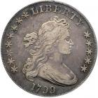 1799. 8 stars left, 5 right. B-23, BB-159. Rarity 4. PCGS VF35