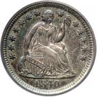 1840-O. Drapery. PCGS AU53