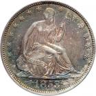 1853. Arrows and Rays. PCGS AU50