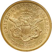 1866-S. No motto. NGC AU55 - 2