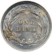 1897 Barber Dime. NGC MS65 - 2