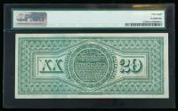 1869, $20 United States Note. PMG Choice About Unc 58 - 2