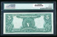 1899, $5 Silver Certificate. PMG Choice Uncirculated 64 - 2